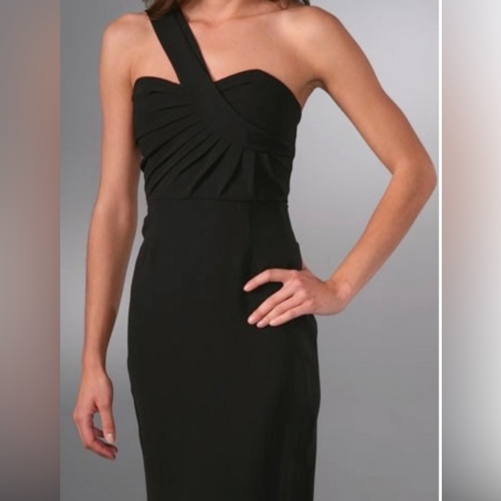 ALC Black Cocktail One Shoulder Dress size 10